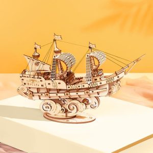 bateau puzzle en bois 3D
