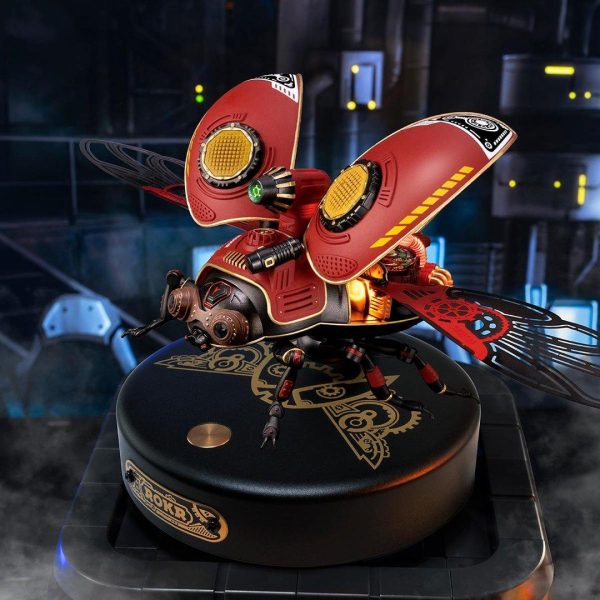 coccinelle steampunk puzzle 3d