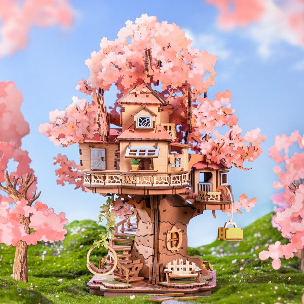 cabane dans le cerisier puzzle 3D